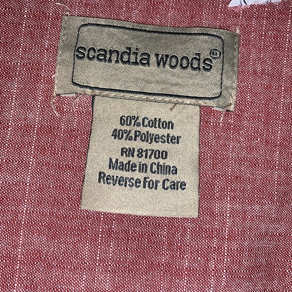 4XL new w/o tags, men’s red dress shirt-$18 - Picture 4 of 7